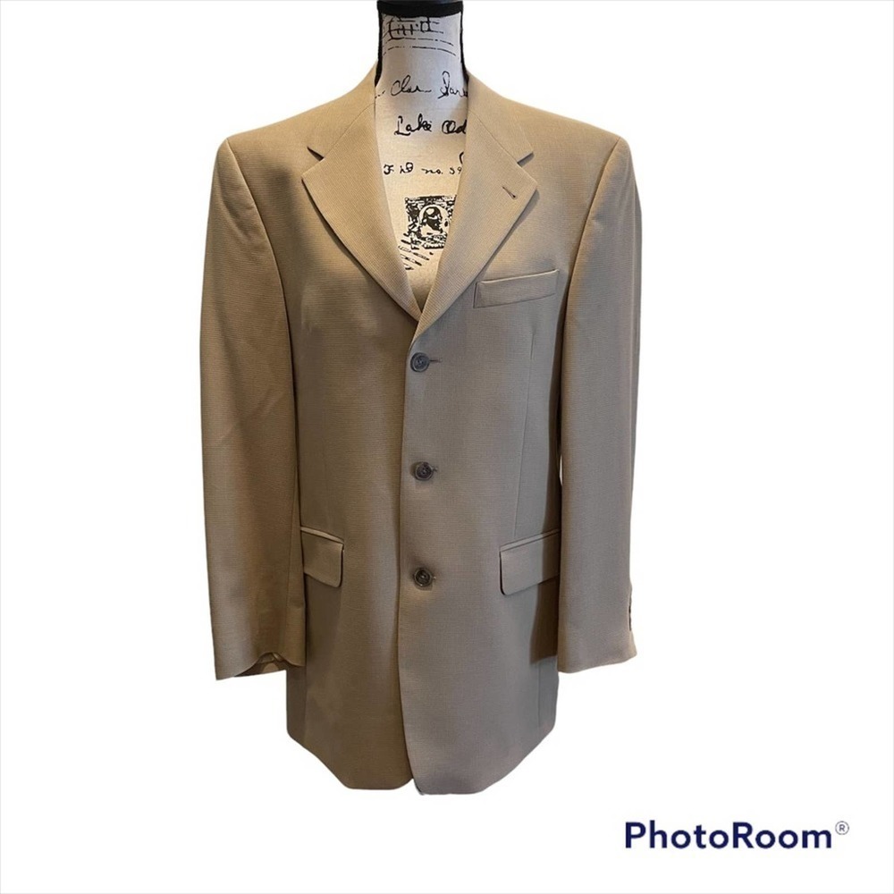 Murano Suit Jacket Blazer Sport Coat Brown Size 38r Workwear Business Office